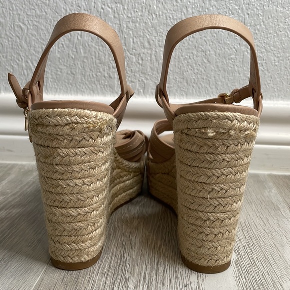 NEW Coach Dottie Open Toe Ankle Strap Wedge Espadrille Platform Sandal 6.5 - Picture 6 of 8